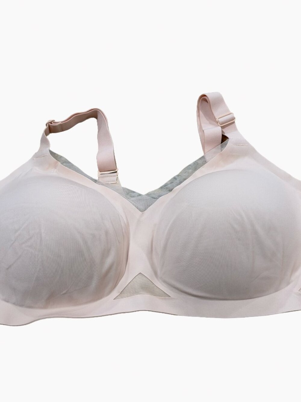 Honeylove Crossover Supportive Bra Size 42DD 42DDD Sand LWBR0304
